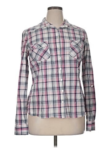 Long Tall Sally Long Sleeve Button-Down Shirt (view 1)