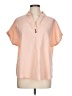 Unbranded Pink Short Sleeve Blouse Size L (estimated) - photo 1