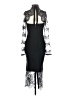 Twelfth Love Graphic Black Cocktail Dress Size S - photo 2