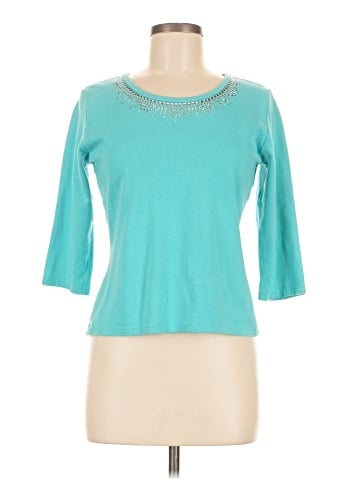 CHRISTINE ALEXANDER 3/4 Sleeve Top (view 1)