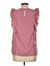 Shein 100% Polyester Pink Sleeveless Top Size L - photo 2