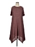 Apt. 9 Chevron-herringbone Burgundy Casual Dress Size XL - photo 1