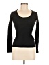 Zara 100% Cotton Black Long Sleeve Top Size M - photo 1