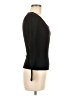 Zara 100% Cotton Black Long Sleeve Top Size M - photo 4