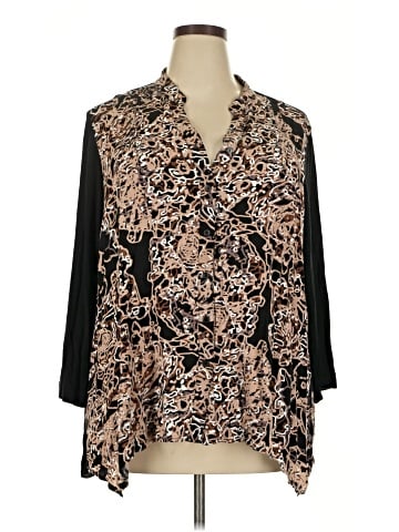 Westbound 3/4 Sleeve Blouse (view 1)
