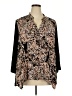 Westbound 100% Rayon Black 3/4 Sleeve Blouse Size 2X - photo 1
