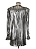 J.ING 100% Polyester Metallic Silver Cocktail Dress Size XS - photo 2