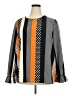 Shein Curve 100% Polyester Orange Long Sleeve Blouse Size 20 Plus (4) - photo 1