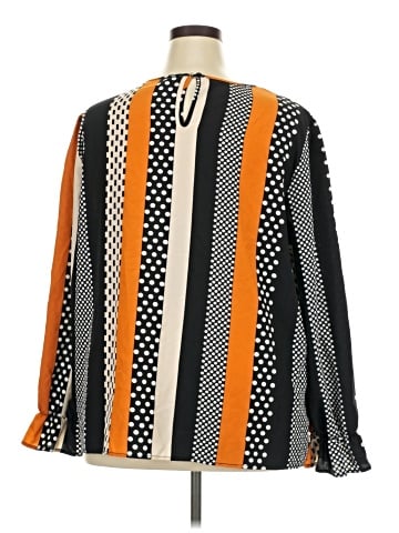 Shein Curve Long Sleeve Blouse (view 2)