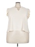 LISSOM Ivory Sleeveless T-Shirt Size 3X - photo 1