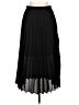 Max Studio 100% Polyester Solid Black Formal Skirt Size L (estimated) - photo 1