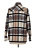 Zara Plaid Brown Coat Size S - photo 2