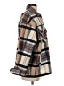 Zara Plaid Brown Coat Size S - photo 4