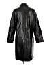 Gap 100% Leather Black Raincoat Size L - photo 2