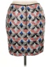 Lily White 100% Nylon Argyle Silver Casual Skirt Size L - photo 2