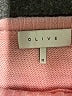 Olive Pink Wool Pullover Sweater Size M - photo 7