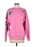 Bailey Rose Hearts Pink Sweatshirt Size S - photo 1