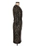 Calvin Klein Animal Print Brown Black Cocktail Dress Size M (estimated) - photo 4