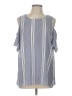 Bobeau 100% Polyester Gray Sleeveless Blouse Size L - photo 1