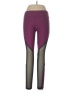 Jala Clothing Color Block Purple Active Pants Size L - photo 1