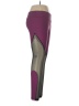 Jala Clothing Color Block Purple Active Pants Size L - photo 4