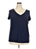 Lane Bryant Blue Short Sleeve Top Size 18 - 20 Plus - photo 1