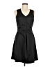 Richard Chai for Target 100% Polyester Solid Black Casual Dress Size 7 - photo 1