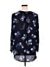 Thakoon 100% Polyester Blue Long Sleeve Blouse Size XL - photo 2