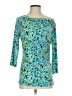 Synergy Teal 3/4 Sleeve Top Size S - photo 1