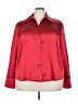 Jones Studio Red Long Sleeve Blouse Size 24 - photo 1