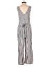 Hem & Thread Stripes Silver Jumpsuit Size S - photo 2