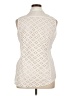 CAbi Ivory Sleeveless Button-Down Shirt Size XL - photo 2
