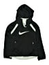 Nike 100% Polyester Black Zip Up Hoodie Size 7 - 8 - photo 1