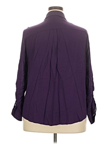 a.n.a. A New Approach Long Sleeve Button-Down Shirt (view 2)