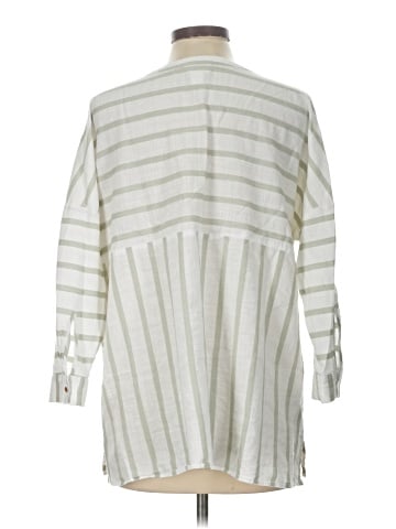 Ann Taylor LOFT Outlet 3/4 Sleeve Button-Down Shirt (view 2)