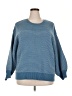 Summersalt Polka Dots Blue Wool Pullover Sweater Size XXL - photo 1