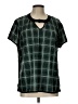 Secret Charm Green Short Sleeve Blouse Size L (estimated) - photo 1
