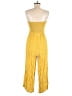 JOA Graphic Floral Yellow Jumpsuit Size L - photo 2