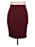 dazz Solid Burgundy Formal Skirt Size 2X - photo 1