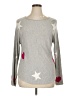 Assorted Brands Stars Gray Pullover Sweater Size XL - photo 1