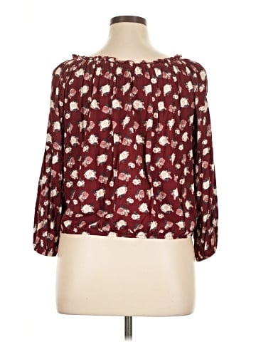 Blush 3/4 Sleeve Blouse (view 2)