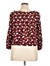 Blush 100% Rayon Burgundy 3/4 Sleeve Blouse Size 1X - photo 2