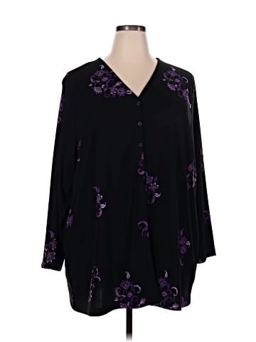 August Max Woman 3/4 Sleeve Blouse (view 1)