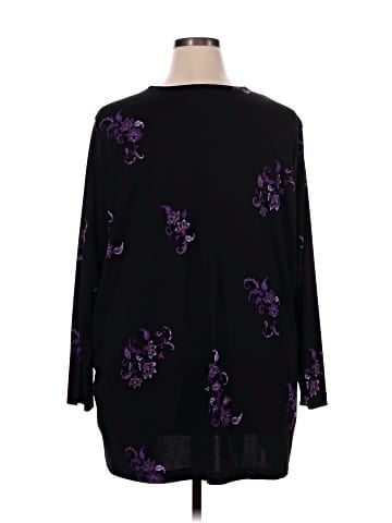 August Max Woman 3/4 Sleeve Blouse (view 2)