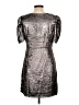 Available Metallic Silver Cocktail Dress Size L - photo 2