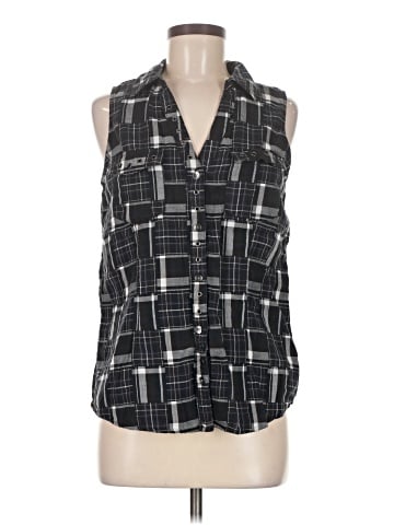 Rock & Republic Sleeveless Button-Down Shirt (view 1)