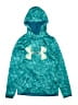 Under Armour 100% Polyester Teal Pullover Hoodie Size L (youth) - photo 1