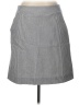 Talbots Chevron-herringbone Gray Casual Skirt Size 10 - photo 1