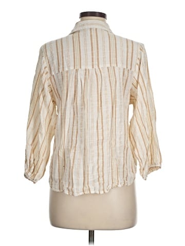 Cato 3/4 Sleeve Button-Down Shirt (view 2)
