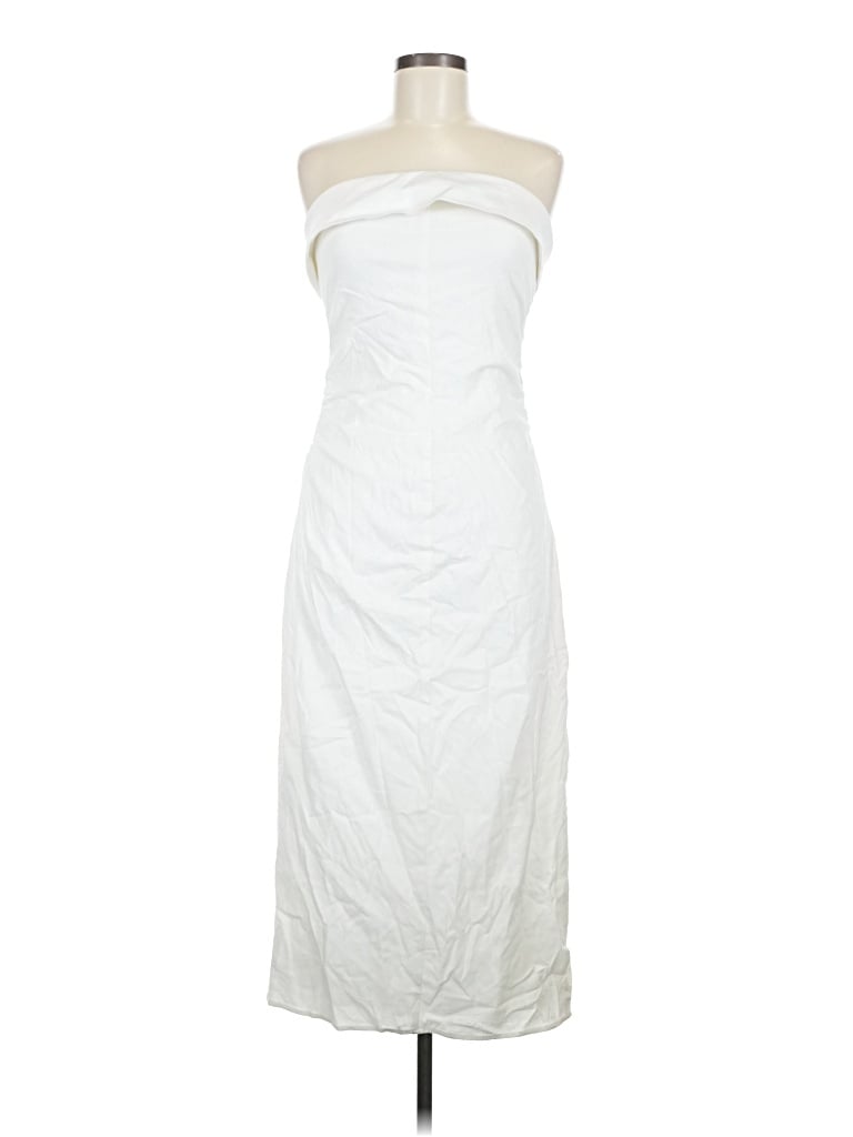 Pre-owned Mng Cocktail Dress In White